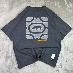 Y2K Ecko Unltd Graphic T Shirt Men’s L Gray Rhino Logo Streetwear